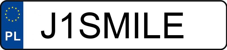 Numer rejestracyjny J1SMILE posiada TOYOTA Prius 1.8 MR`12 E5 Premium E-shift