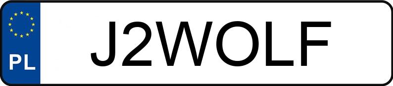 Numer rejestracyjny J2WOLF posiada CHEVROLET (USA) Equinox MR`18 E6 LS 4WD