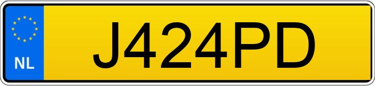 Numer rejestracyjny J424PD posiada FORD FOCUS