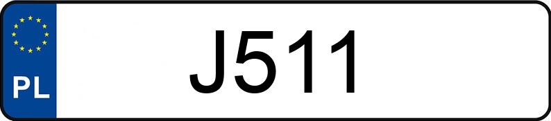 Il numero di registrazione J511 ha TOYOTA GR Supra MR`19 E6d