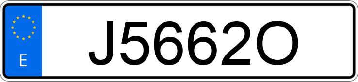 Numer rejestracyjny J5662O posiada SANTANA 2.5 Numer rejestracyjny J5662O posiada SANTANA 2.5