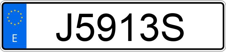 Numer rejestracyjny J5913S posiada VOLKSWAGEN GOLF Numer rejestracyjny J5913S posiada VOLKSWAGEN GOLF