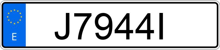 Numer rejestracyjny J7944I posiada RENAULT 6