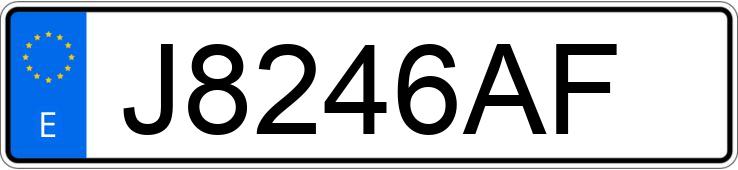 Numer rejestracyjny J8246AF posiada CITROEN XSARA Numer rejestracyjny J8246AF posiada CITROEN XSARA