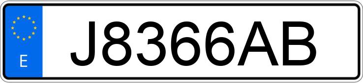 Numer rejestracyjny J8366AB posiada FORD FOCUS