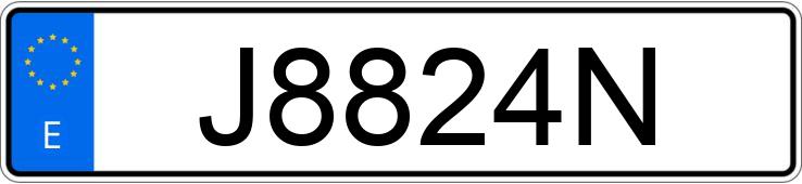 Numer rejestracyjny J8824N posiada LANCIA DELTA Numer rejestracyjny J8824N posiada LANCIA DELTA