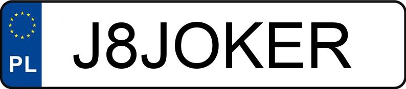 Numer rejestracyjny J8JOKER posiada MERCEDES-BENZ GLE 450 D 4MATIC COUPE