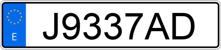 Numer rejestracyjny J9337AD posiada MITSUBISHI MONTERO Numer rejestracyjny J9337AD posiada MITSUBISHI MONTERO