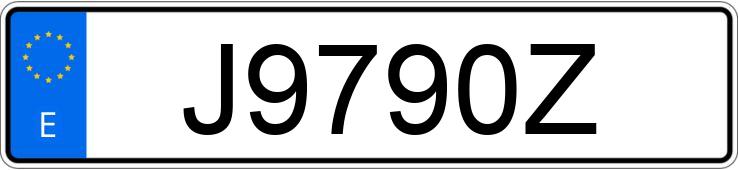 Numer rejestracyjny J9790Z posiada RENAULT CLIO