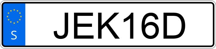 Numer rejestracyjny JEK16D posiada BMW 230E Xdrive Active Toure