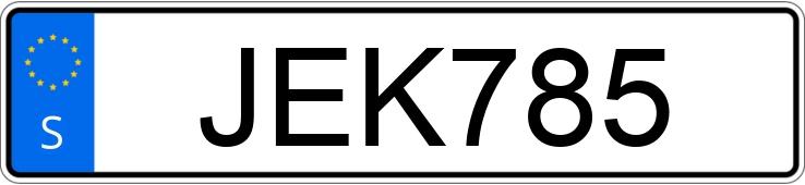 Numer rejestracyjny JEK785 posiada Citroën C4 e-HDi