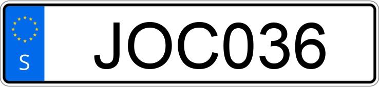 Numer rejestracyjny JOC036 posiada Ford Focus 1.8 Numer rejestracyjny JOC036 posiada Ford Focus 1.8