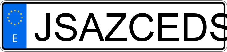 Numer rejestracyjny JSAZCEDS100189484 posiada SUZUKI SWIFT