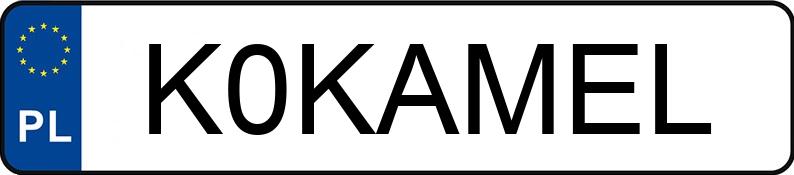 Numer rejestracyjny K0KAMEL posiada VOLKSWAGEN Golf VII 2.0 TSI MR`17 E6 GTI Performance BMT