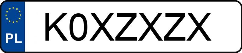 Numer rejestracyjny K0XZXZX posiada BMW M2 Numer rejestracyjny K0XZXZX posiada BMW M2