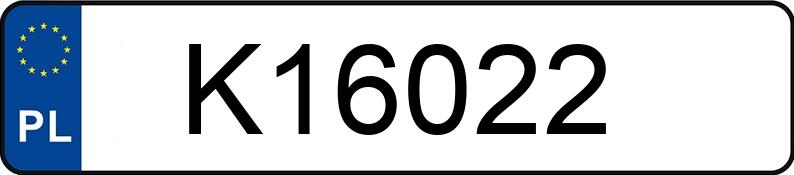 Numer rejestracyjny K16022 posiada PORSCHE Macan 3.0 MR`19 E6d S