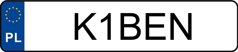 Numer rejestracyjny K1BEN posiada LADA LADA 4X4 Numer rejestracyjny K1BEN posiada LADA LADA 4X4