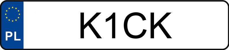 Numer rejestracyjny K1CK posiada AUDI A4 Quattro 2.0 TFSI MR`05 E4 8E A4 Quattro 2.0 TFSI MR`05 E4 8E