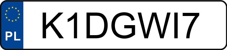 Numer rejestracyjny K1DGWI7 posiada AUDI RS3 Quattro 2.5 TFSI MR`19 E6d 8V S tronic