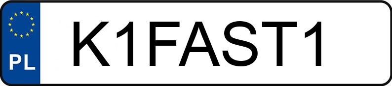 Numer rejestracyjny K1FAST1 posiada AUDI A5 Coupe 2.7 TDi DPF MR`07 E4 B8 A5 Coupe 2.7 TDi DPF MR`07 E4 B8