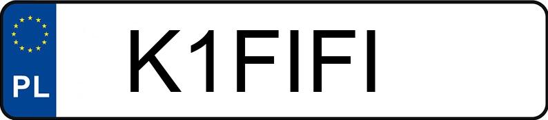 Numer rejestracyjny K1FIFI posiada FORD Kuga 2.0 CRD MR`08 E5 Titanium 4WD