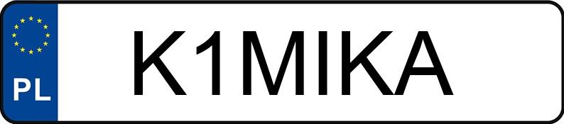 Numer rejestracyjny K1MIKA posiada TOYOTA STARLET 1.4 Numer rejestracyjny K1MIKA posiada TOYOTA STARLET 1.4