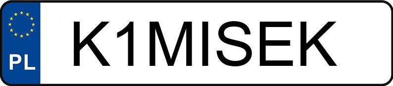 Numer rejestracyjny K1MISEK posiada BMW 318 Diesel MR`04 E4 E90 318 Diesel MR`04 E4 E90