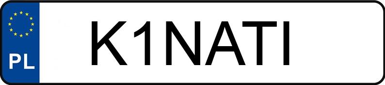 Numer rejestracyjny K1NATI posiada BMW 725 Numer rejestracyjny K1NATI posiada BMW 725