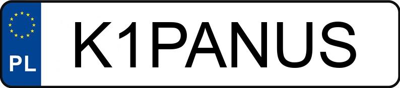 Numer rejestracyjny K1PANUS posiada JEEP WRANGLER Numer rejestracyjny K1PANUS posiada JEEP WRANGLER