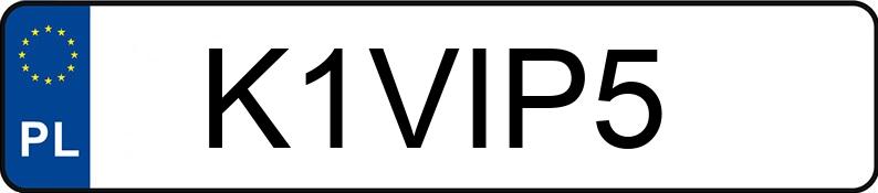 Numer rejestracyjny K1VIP5 posiada CHRYSLER 300C 3.5 Kat. MR`04 E4 Aut.