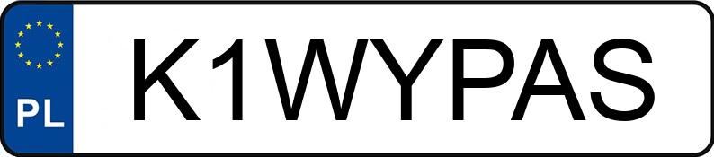 Numer rejestracyjny K1WYPAS posiada FSO POLONEZ ATU PLUS