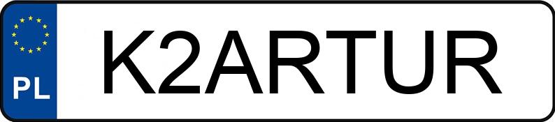 Numer rejestracyjny K2ARTUR posiada BMW 318