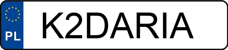 Numer rejestracyjny K2DARIA posiada MINI [BMW] Mini 1.4 Diesel MR`01 E3 One Salt