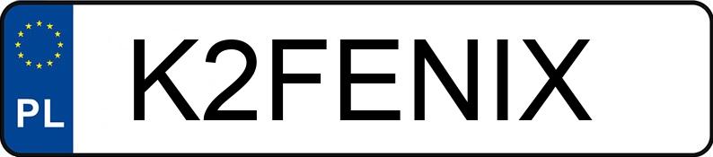 Numer rejestracyjny K2FENIX posiada NISSAN Cabstar 35.13 MR`04 E3 3.5t 35.13