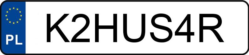 Numer rejestracyjny K2HUS4R posiada CHEVROLET CORVETTE Numer rejestracyjny K2HUS4R posiada CHEVROLET CORVETTE