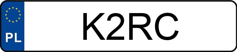 Numer rejestracyjny K2RC posiada AUDI Q7