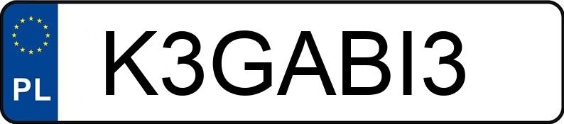 Numer rejestracyjny K3GABI3 posiada MERCEDES-BENZ C 180 MR`14 E6 205 C 180 MR`14 E6 205