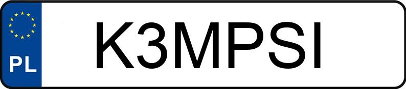 Numer rejestracyjny K3MPSI posiada BMW M 240i Coupe MR`15 E6 F22 M 240i Coupe MR`15 E6 F22