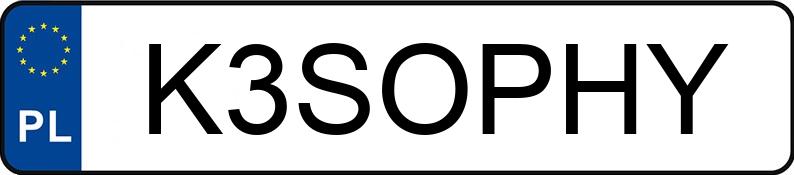 Numer rejestracyjny K3SOPHY posiada MERCEDES-BENZ Numer rejestracyjny K3SOPHY posiada MERCEDES-BENZ