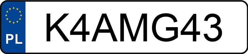 Numer rejestracyjny K4AMG43 posiada MERCEDES-BENZ E 43 AMG MR`16 E6 213 4Matic Numer rejestracyjny K4AMG43 posiada MERCEDES-BENZ E 43 AMG MR`16 E6 213 4Matic