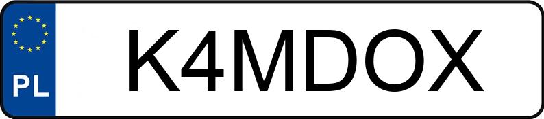 Numer rejestracyjny K4MDOX posiada VOLKSWAGEN GOLF Numer rejestracyjny K4MDOX posiada VOLKSWAGEN GOLF