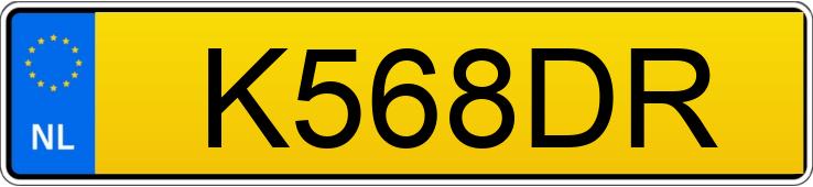 Numer rejestracyjny K568DR posiada RENAULT CLIO