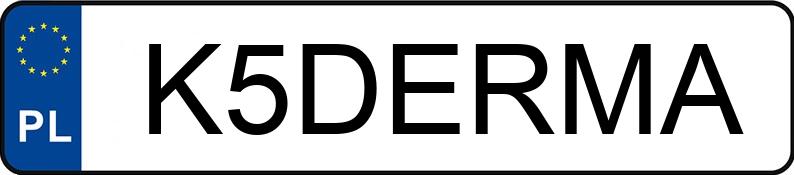 Numer rejestracyjny K5DERMA posiada MASERATI QUATTROPORTE Numer rejestracyjny K5DERMA posiada MASERATI QUATTROPORTE