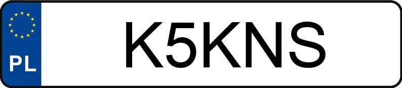 Numer rejestracyjny K5KNS posiada AUDI A7 SPORTBACK Numer rejestracyjny K5KNS posiada AUDI A7 SPORTBACK