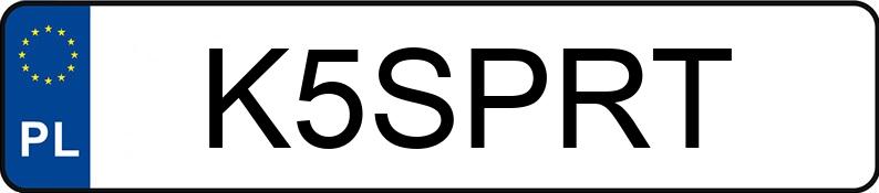 Numer rejestracyjny K5SPRT posiada SUBARU Impreza 2.0 Turbo MR`99 Numer rejestracyjny K5SPRT posiada SUBARU Impreza 2.0 Turbo MR`99