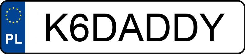 Numer rejestracyjny K6DADDY posiada BMW 430 I