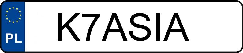 Numer rejestracyjny K7ASIA posiada VOLKSWAGEN BEETLE Numer rejestracyjny K7ASIA posiada VOLKSWAGEN BEETLE