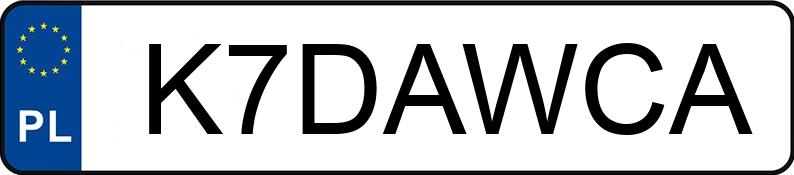 Numer rejestracyjny K7DAWCA posiada YAMAHA Sportowe od 600 ccm YZF-R1 Numer rejestracyjny K7DAWCA posiada YAMAHA Sportowe od 600 ccm YZF-R1