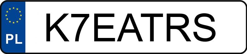 Numer rejestracyjny K7EATRS posiada BMW M3 COMPETITION M XDRIVE