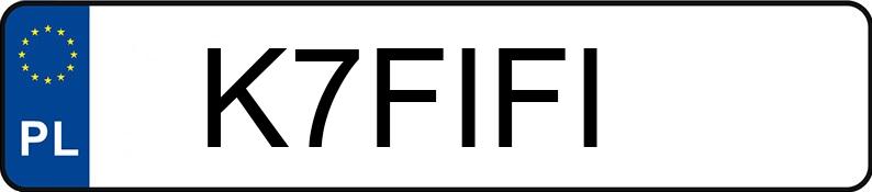 Numer rejestracyjny K7FIFI posiada PEUGEOT 308 SW II MR`17 E6 Active S&S M6 Numer rejestracyjny K7FIFI posiada PEUGEOT 308 SW II MR`17 E6 Active S&S M6